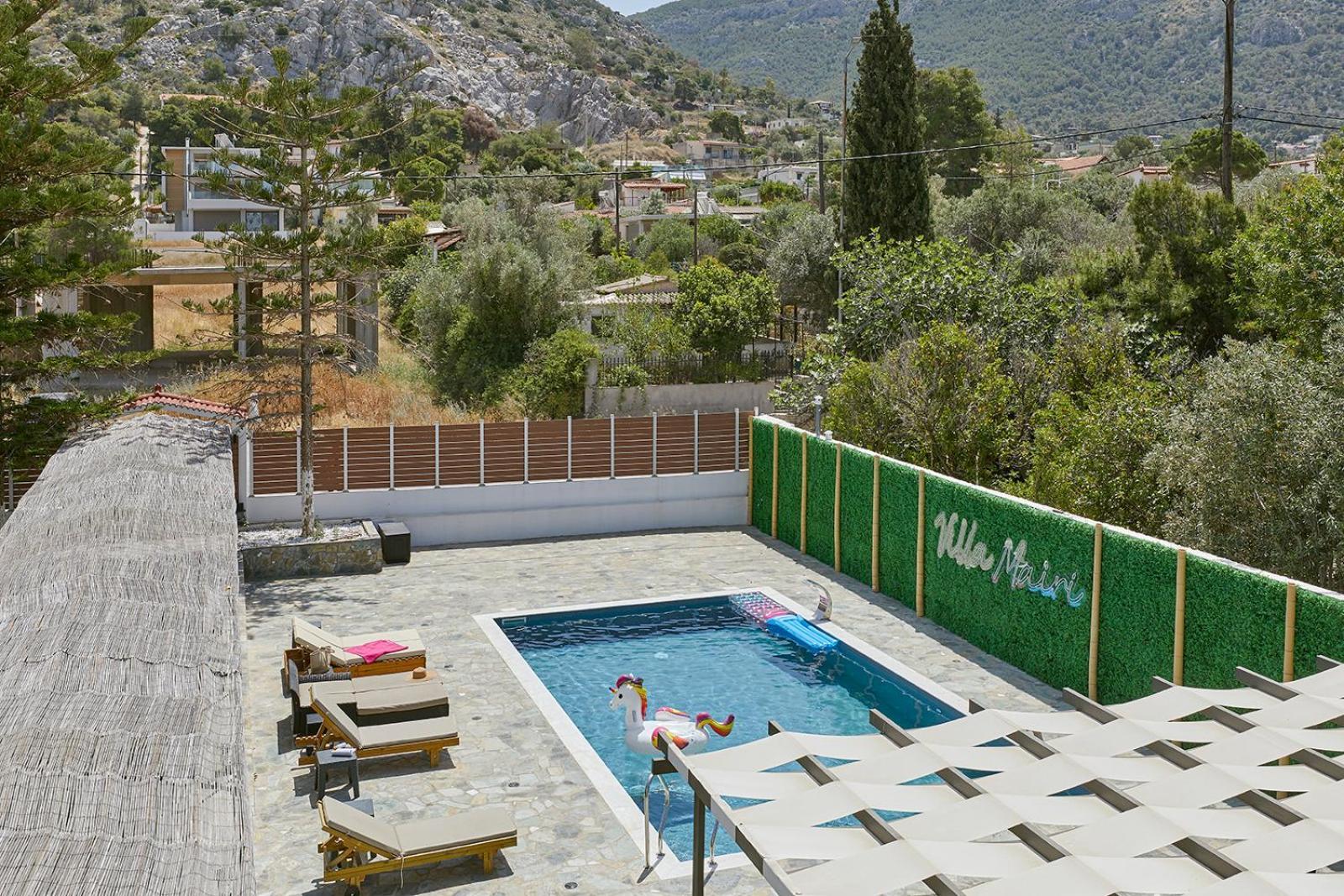 Villa Mairi - 2 Private Pools & Game Room Near Athens Саламін Екстер'єр фото
